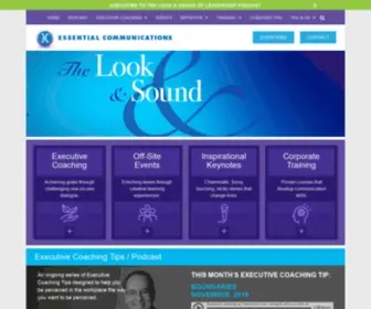 Essentialcomm.com(Executive Coaching Los Angeles) Screenshot