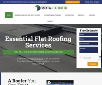 Essentialflatroofing.com(Flat Roof Repair) Screenshot