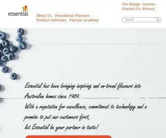 Essentialflavours.com.au(Your Partner in Taste) Screenshot