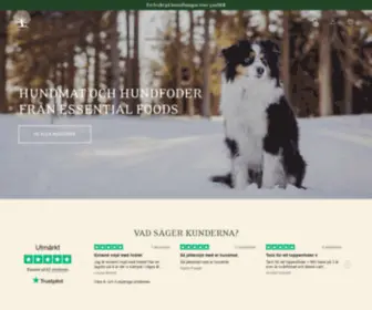 Essentialfoods.se(Hundfoder från Essential Foods) Screenshot