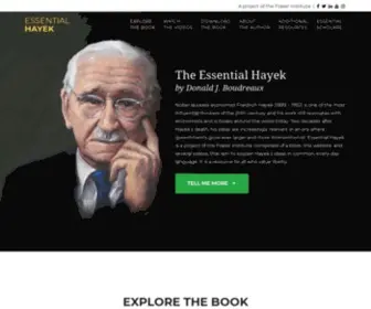 Essentialhayek.org(Essential Scholars) Screenshot