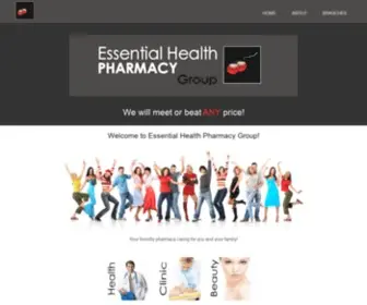 Essentialhealth.co.za(Essential Health Pharmacy Group) Screenshot