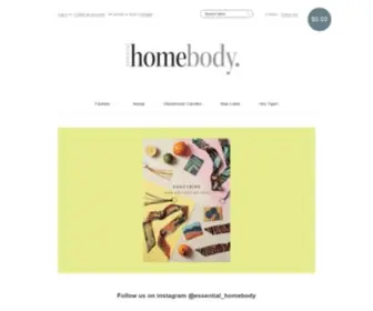 Essentialhomebody.com(Essential Homebody) Screenshot