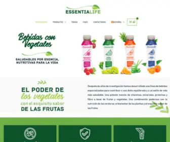 Essentialife.com.co(Essentialife Bebidas con Vegetales) Screenshot