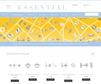 Essentialjewellers.com(Essential Jewellery Home) Screenshot