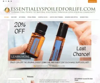 Essentiallyspoiledforlife.com(Essentially Sp'OILed for Life) Screenshot