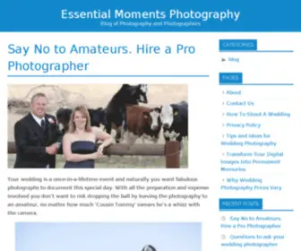 Essentialmomentsphotos.com(Essential Moments Photography) Screenshot