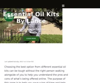 Essentialoilkitsbylance.com(Top 9 Essential Oil Kits By Lance) Screenshot