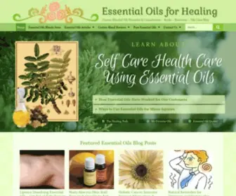 Essentialoilsforhealing.com(Essential Oils for Healing) Screenshot