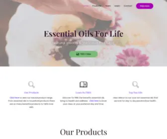 Essentialoilsforlife.co.uk(Essential Oils) Screenshot