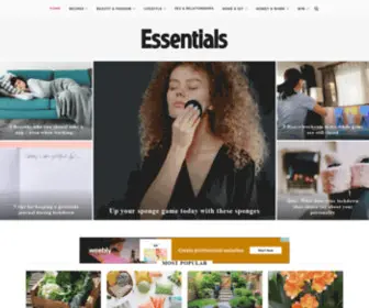 Essentials.co.za(Essentials magazine) Screenshot