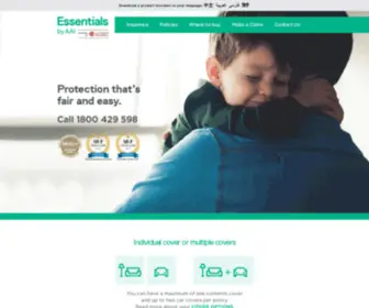 Essentialsbyaai.com.au(Essentials by AAI) Screenshot