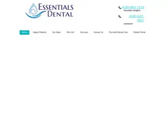 Essentialsdental.com(Essentials Dental) Screenshot