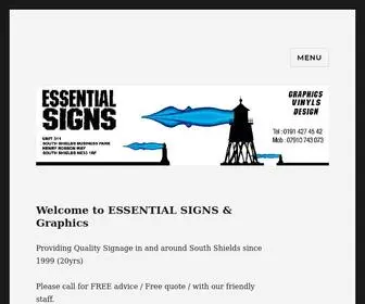 Essentialsigns.co.uk(GRAPHICS) Screenshot