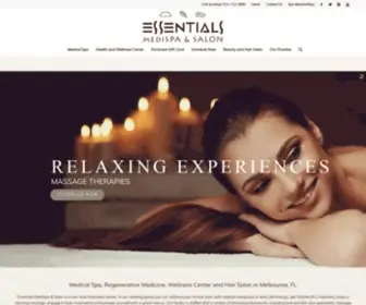Essentialsmedispaandsalon.com(Medical Spa Melbourne) Screenshot