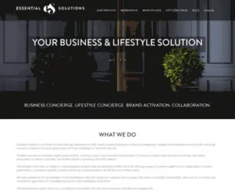 Essentialsolutions.com.au(Essential Lifestyle Solutions) Screenshot