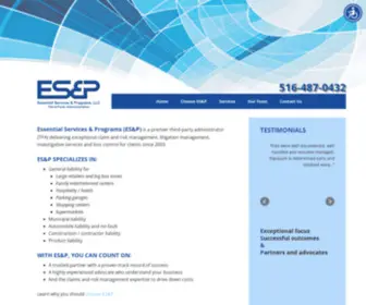 Essentialsp.com(Essential Services & Programs) Screenshot