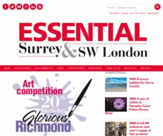 Essentialsurrey.co.uk(The best things to do in Surrey & SW London) Screenshot