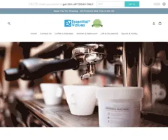 Essentialvalues.us(Essential Values) Screenshot