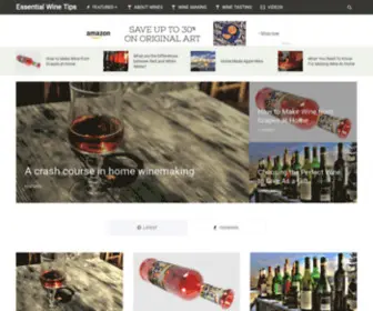 Essentialwinetips.com(Essential Wine Tips) Screenshot