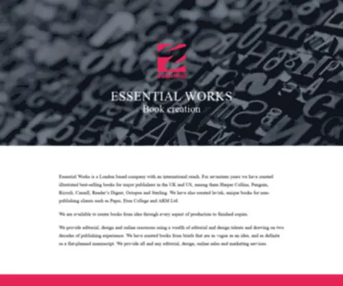 Essentialworks.co.uk(Essential Works) Screenshot