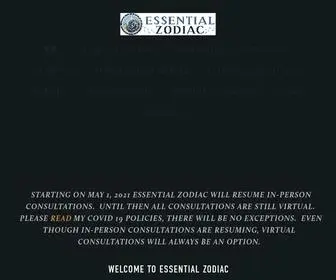 Essentialzodiac.com(Essential Zodiac) Screenshot