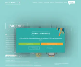 Essentiel-Conseil.net(Agence de communication Rennes Caen Paris) Screenshot