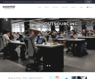 Essentiel-Outsourcing.com(Essentiel Outsourcing) Screenshot