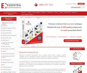 Essentracomponents.com.au(Caps & Plugs) Screenshot