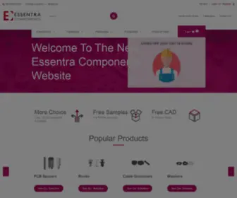 Essentracomponents.com.my(Global Manufacturer and Distributors of Vital Industrial Components) Screenshot
