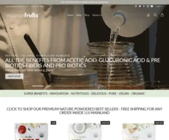 Essenzefruits.com(Organic Natural Superfood) Screenshot