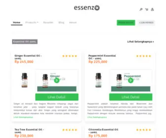 Essenzo.co.id(HOME) Screenshot