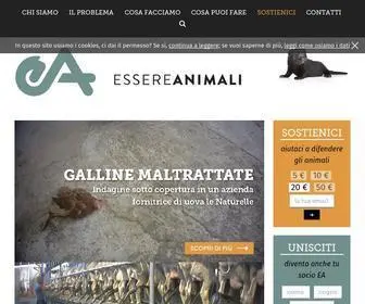 Essereanimali.org(Essere Animali) Screenshot