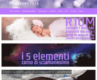 Essereluce.it(Percorsi e trattamenti per l'evoluzione e il benessere personale. Puoi scegliere tra) Screenshot