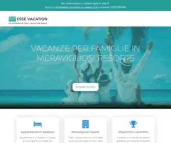 Essevacation.com(Esse Vacation) Screenshot