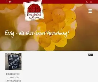 Essighuesli.ch(Essighüsli) Screenshot