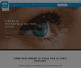 Essiloritalia.it(Entra nel mondo Essilor Italia) Screenshot