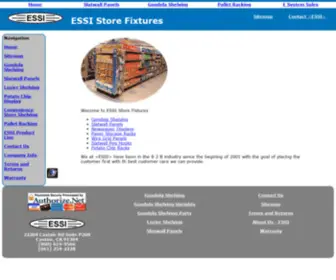 Essistorefixtures.com(ESSI Store Fixtures) Screenshot