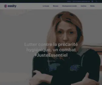 Essity.fr(Une entreprise leader en matière d’hygiène et de santé) Screenshot