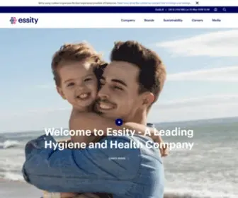 Essityusa.com(A Leading Hygiene and Health Company) Screenshot