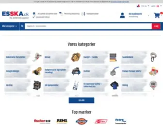 Esska-DK.com(ESSKA.dk my preferred supplier) Screenshot