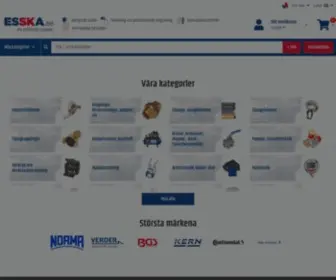 Esska.se(My preferred supplier) Screenshot