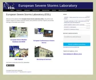 ESSL.org(European Severe Storms Laboratory) Screenshot