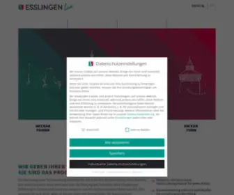 Esslingenlive.de(Moderne und historische Veranstaltungshäuser für jeden Anlass) Screenshot