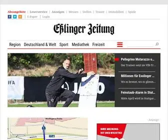 Esslinger-Zeitung.de(Eßlinger Zeitung ONLINE) Screenshot