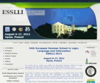 Esslli2012.pl(Esslli 2012) Screenshot