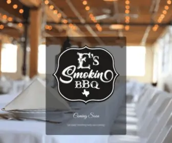 Essmokinbbq.com(E's Smokin' BBQ Restaurant & #1 Best BBQ Catering) Screenshot