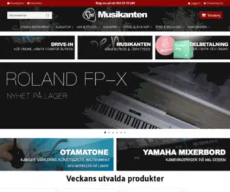 Essmusic.se(Musikanten) Screenshot