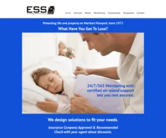 ESSMV.com(Electronic Security Systems) Screenshot