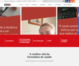 EssnortecVp.pt(Escola Superior de Saúde Norte da Cruz Vermelha Portuguesa) Screenshot